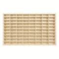 Diecast Car Display Case 80-Slot Wall Mounted Wood 1:64 Scale No-Drill Car Model Organizer Showcase for Hot Wheels Matchbox Alloy Diecast