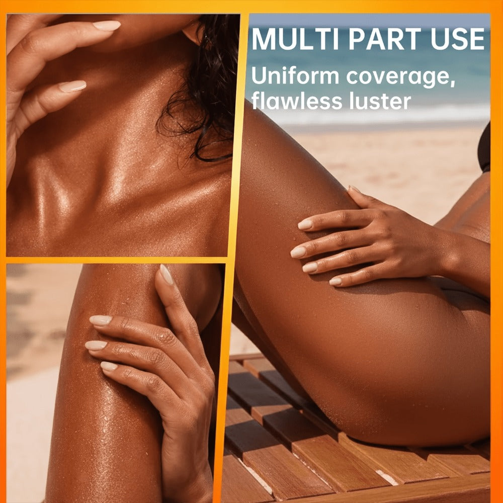 Tanning Lotion 3000X Coconut & Olive Extract Indoor Tanning Accelerator – Deep Bronze Glow Skin-Smoothing Sunless Tanner Keeps Skin Soft