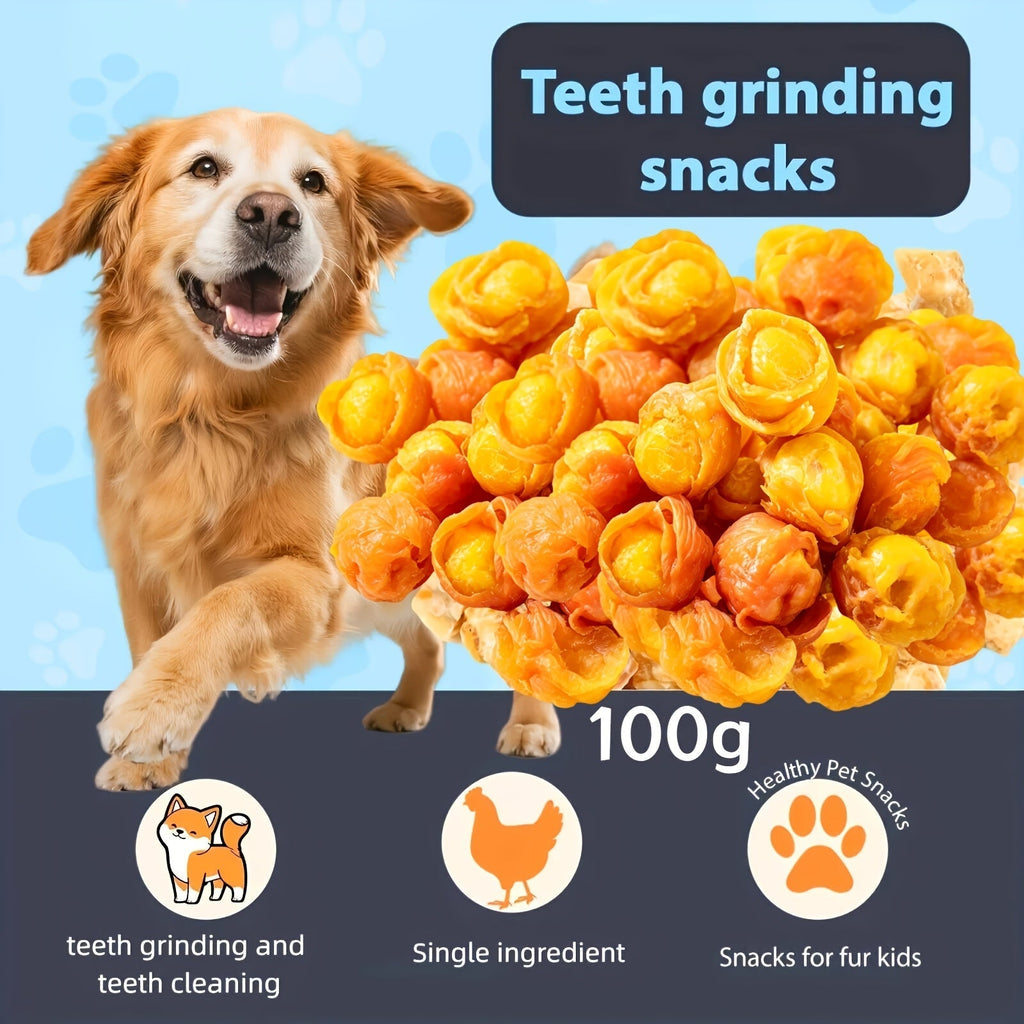 Dog Treats Chicken and Duck Jerky Variety Assortment with Five Retained Combination Choices