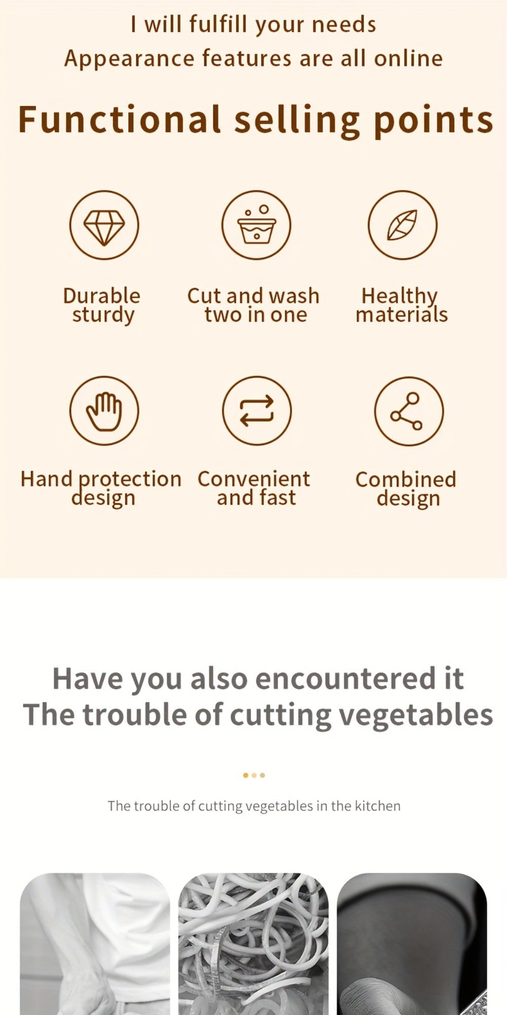Vegetable Chopper 16-in-1 Manual Food Processor with Container, Onion Dicer, Potato Slicer, Garlic Mincer