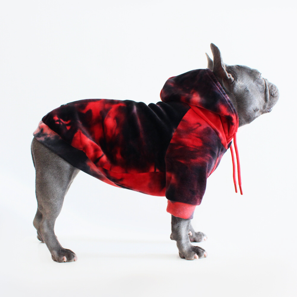 Velvet Dog Hoodie, L