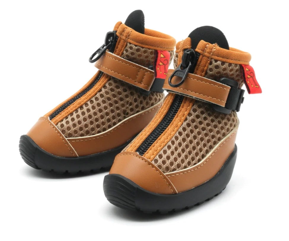 Greyhound and Whippet Dog Boots, Large - Fawn