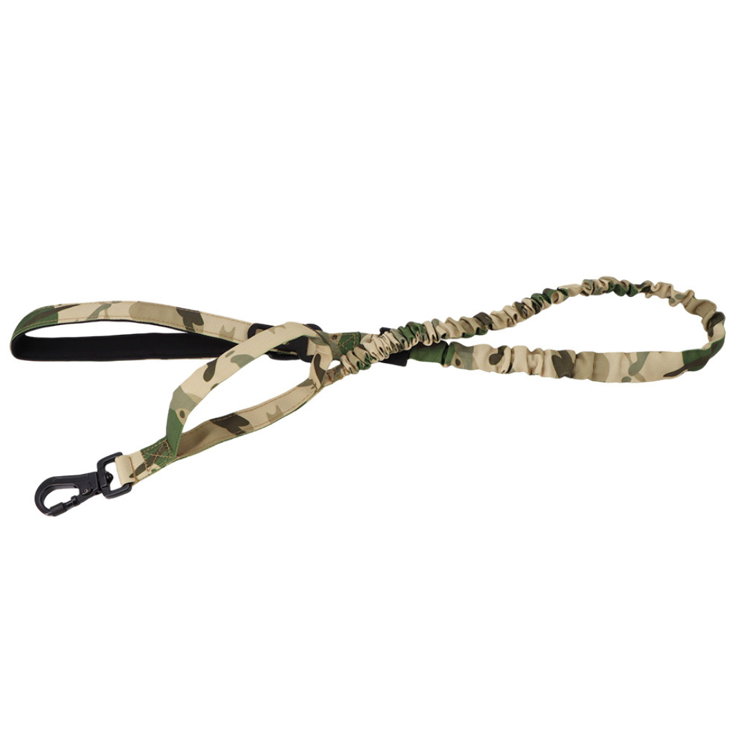 Tactical Bungee Dog Leash MultiCam