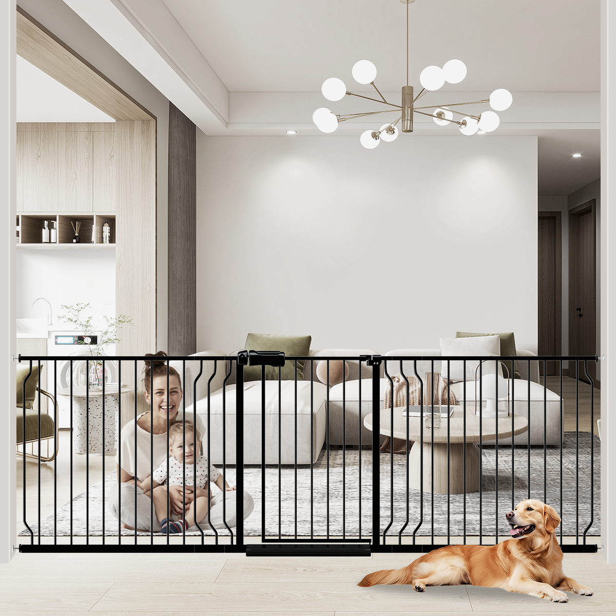 Extra-Wide Pet and Baby Gate product image 1