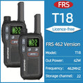 FRS Two Way Radio Rechargeable, BAOFENG BF-T18 Walkie Talkies Long Range with NOAA Weather Alert, VOX Hands-Free, 1500mAh USB-C Battery