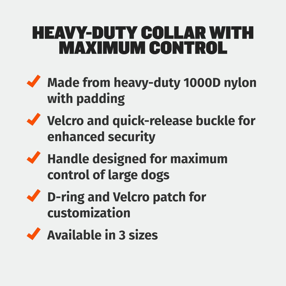 Padded Tactical Dog Collar product image 3
