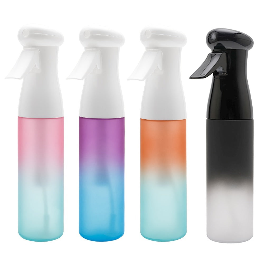 Fine Mist Spray Bottle 300ml Frosted Anti-Slip BPA Free Barber Hair Spray Water Bottle for Curly Hair Styling Salon Skincare Plant Misting