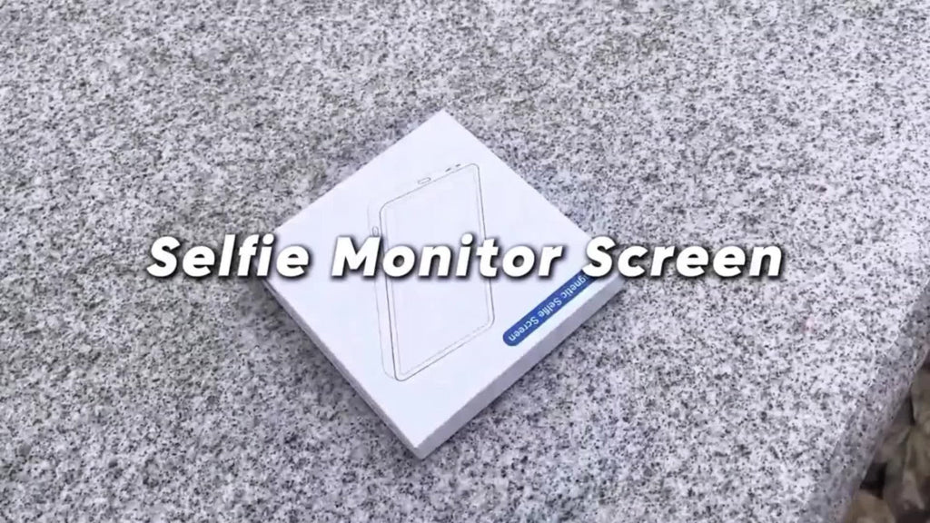 Magnetic Selfie Monitor Screen for Vlogging & Live Streaming, Rear-Facing Main Camera Display for iPhone & Android