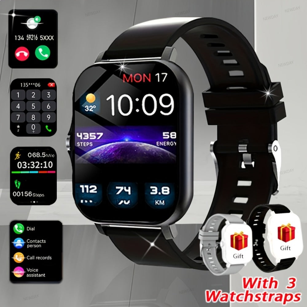 Smartwatch 1.83 Inch with Navigation, Calling, Multi-Sport Modes and Dual TPU Straps for Outdoors