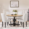 4-Piece Set Upholstered Dining Chair for Kitchen and Home Office