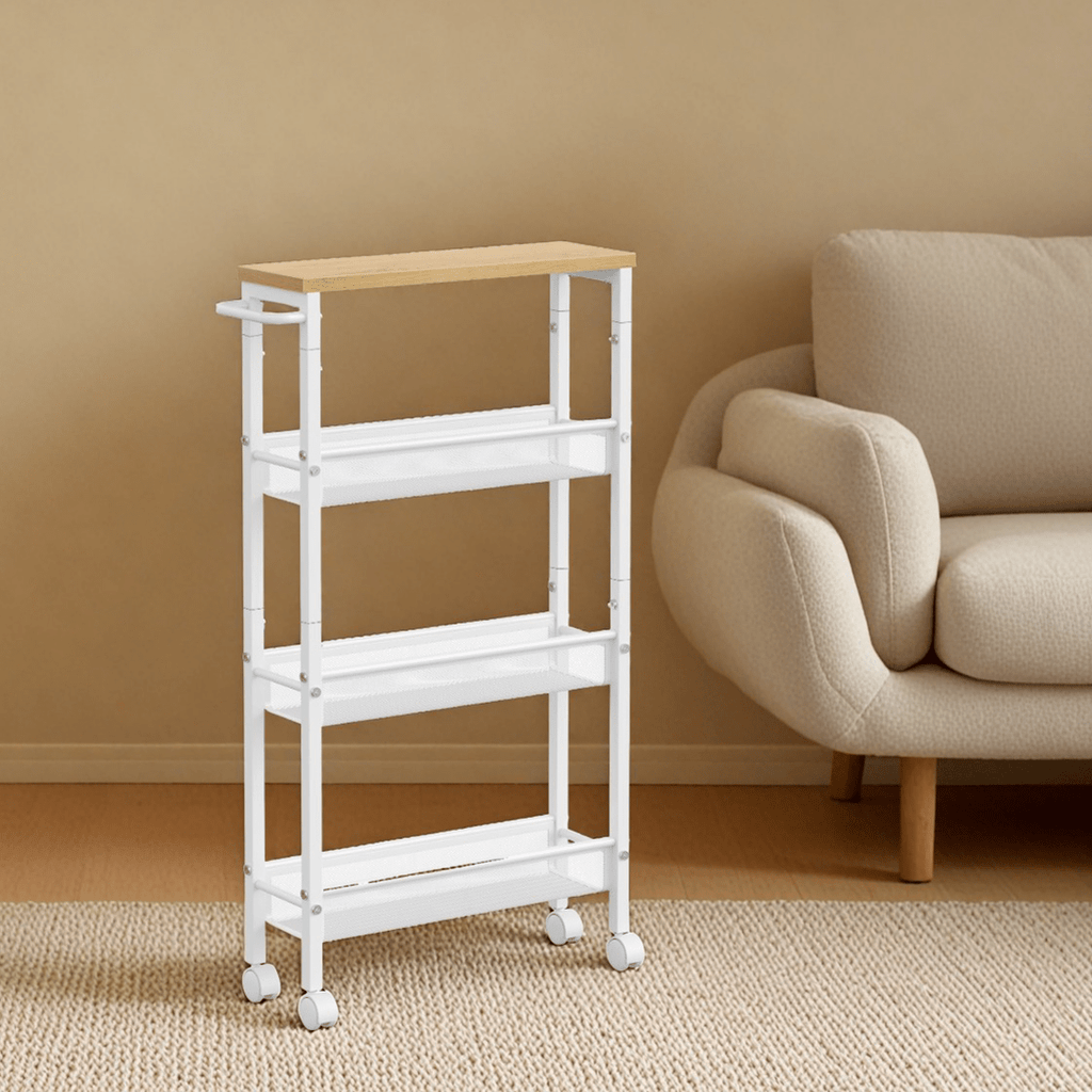 4-Tier 360° Rotating Kitchen Shelf with 360° Swivel for Organized Everyday Storage detail image - detail view 8