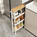 4-Tier 360° Rotating Kitchen Shelf with 360° Swivel for Organized Everyday Storage
