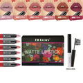 Lipstick Set, Fit Colors 6-Piece Velvet Matte Crayon Collection with Nude, Mauve and Berry Shades