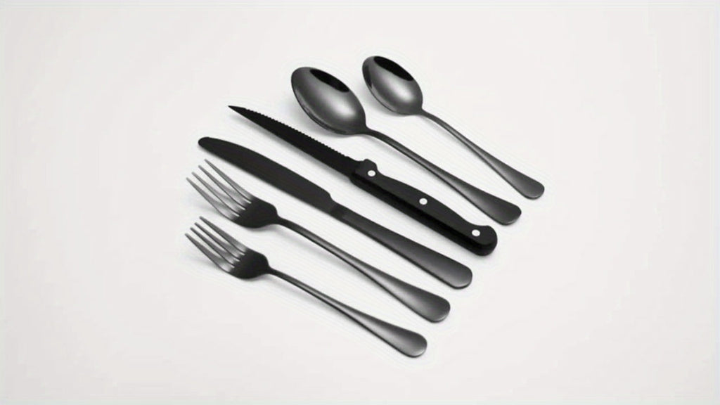Stainless Steel Flatware Set, Mirror-Polished Cutlery Set for Home & Hotel, Gift Box Included, Silverware for Parties