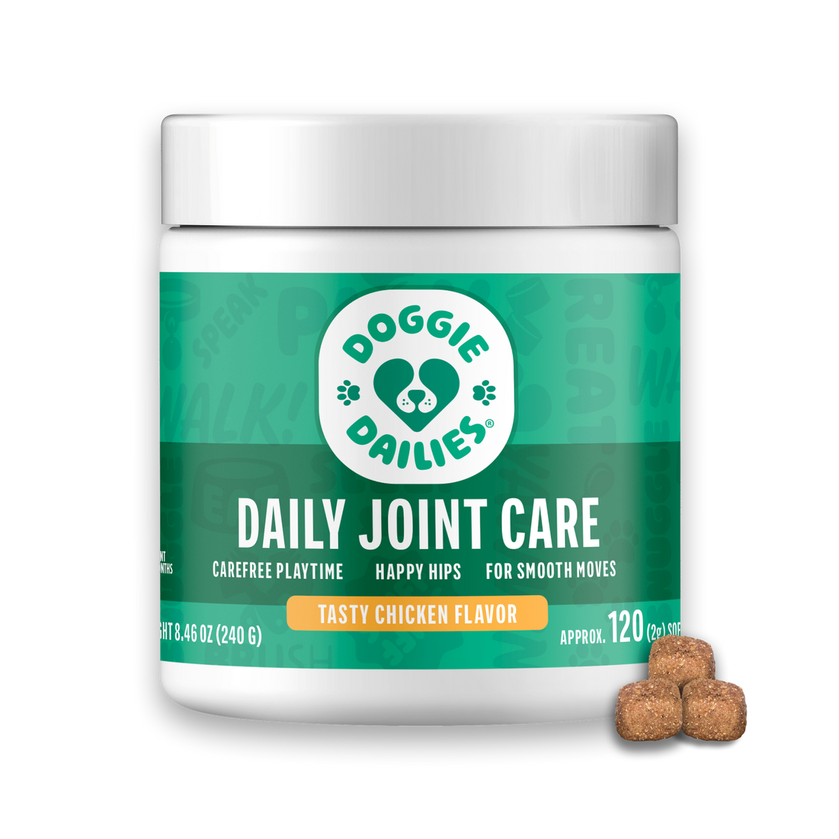 Glucosamine Joint Support Soft Chews for Dogs, Chicken - 120 Chews