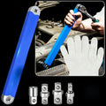 Zero Offset Extension Wrench Set 15-Inch – Impact-Ready 3/8" Ratchet Wrench with 1/2", 1/4" & 3/8" Drive Adapters