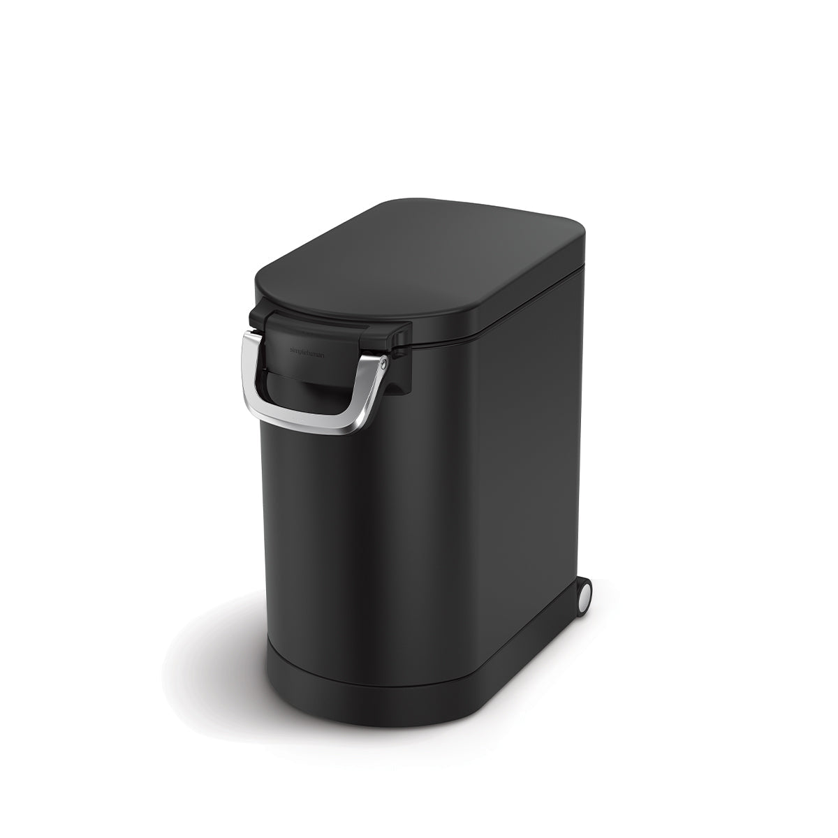 Medium Airtight Pet Food Storage Bin, Medium / Matte Black