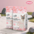 Tofu Cat Litter 5-in-1 Flushable Clumping – All For Paws White Blossom Yucca Enhanced Formula, Low Dust Rapid Clumping Odor Control