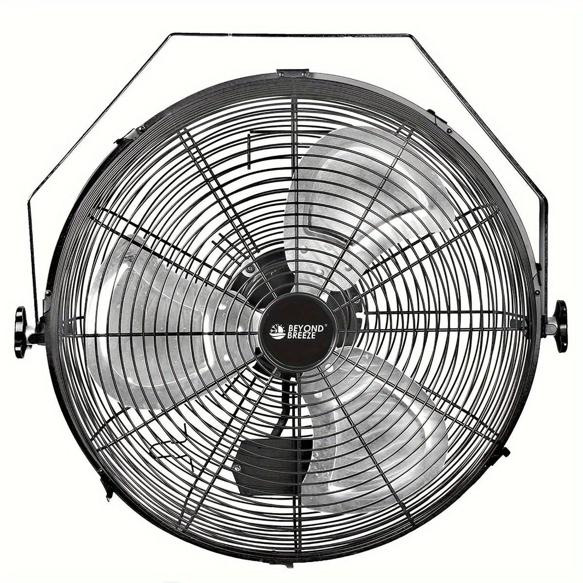 Wall Mounted Fan 18"/16" with 3 Speed Settings, Quiet Electric Fan for Home, Garage & Industrial Use