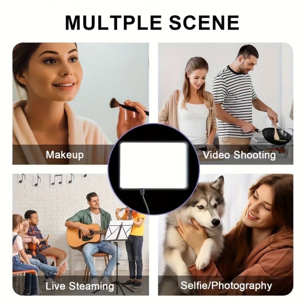 LED Ring Light 10 Inch with Stand Dimmable Fill Light for Vlogging Photography Makeup Selfie Live for an Everyday Personal Care Routine