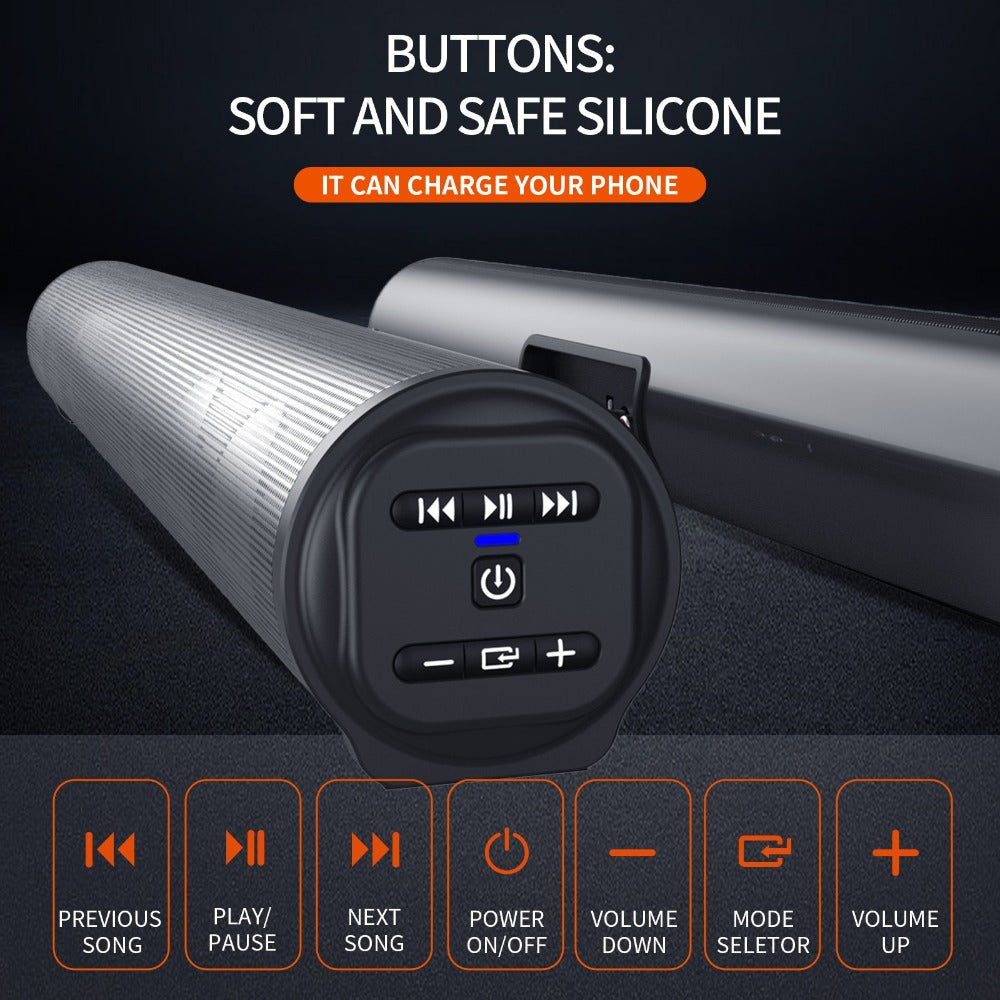 4D Surround Sound Subwoofer Speaker, Wireless & Wired, USB Plug & Play, Party Speaker for Laptop