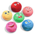 Dog Toy 6-Pack Multicolor Soft Stuffed Plush Balls with Built-In Squeakers for Puppies and Small Dogs
