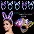 LED Bunny Ear Headbands 25-Pack for Parties, Celebrations and Guest Favors, with the Listed Configuration