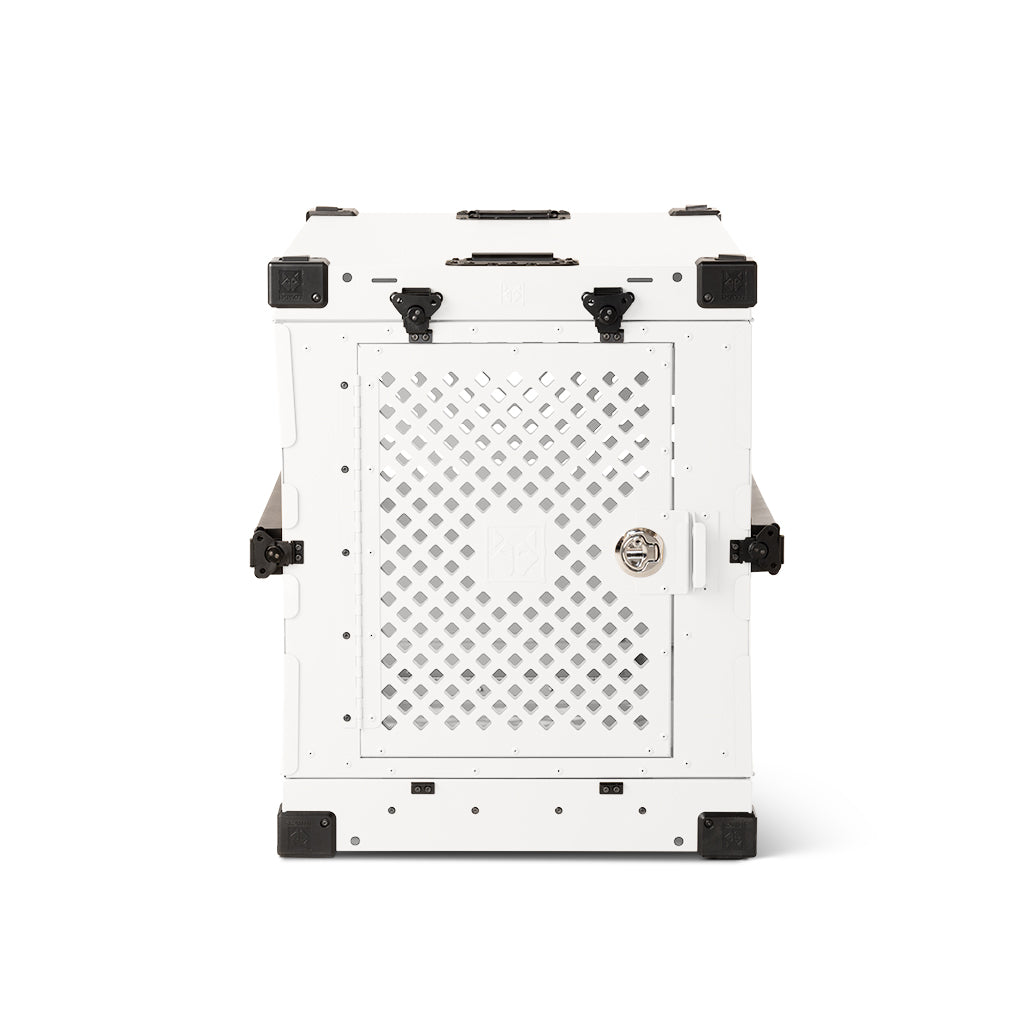 Collapsible Hard-Sided Dog Crate, 24" / White
