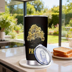 Insulated Tumbler 20oz Tree of Life Graphic Stainless Steel Travel Mug with Lid and Straw for Everyday Use