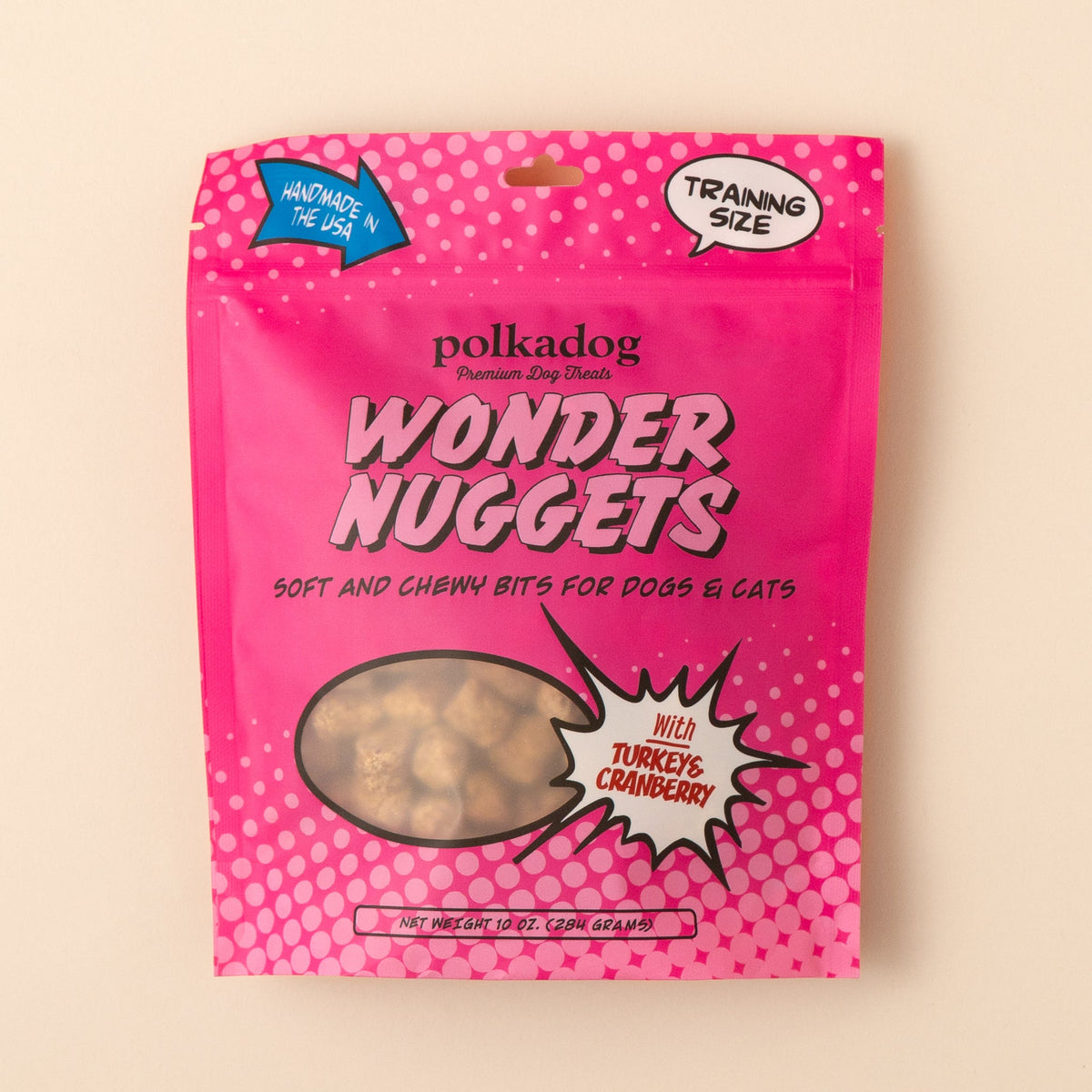 Polkadog Wonder Nuggets Turkey & Cranberry 10oz Pouch