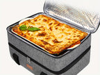 Insulated Casserole Carrier, 15.7-Inch Baking Dish Bag in Single or Double-Deck Configurations