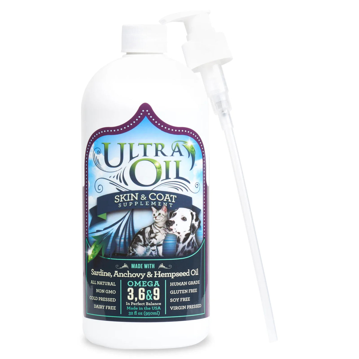Ultra Oil Skin and Coat Supplement For Dogs and Cats product image 1
