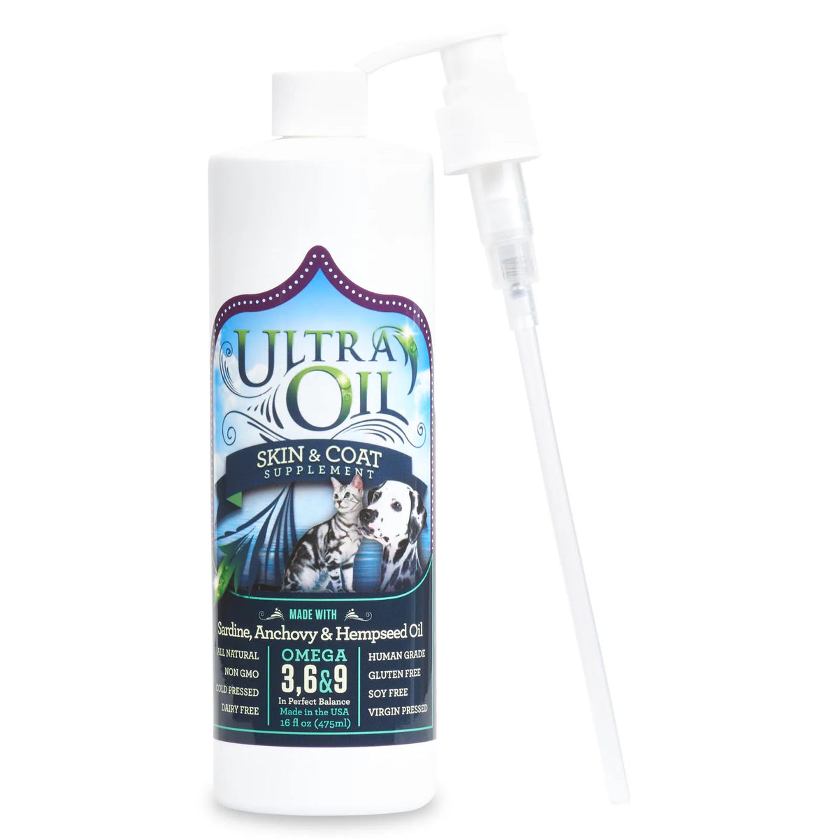 Ultra Oil Skin and Coat Supplement For Dogs and Cats product image 2