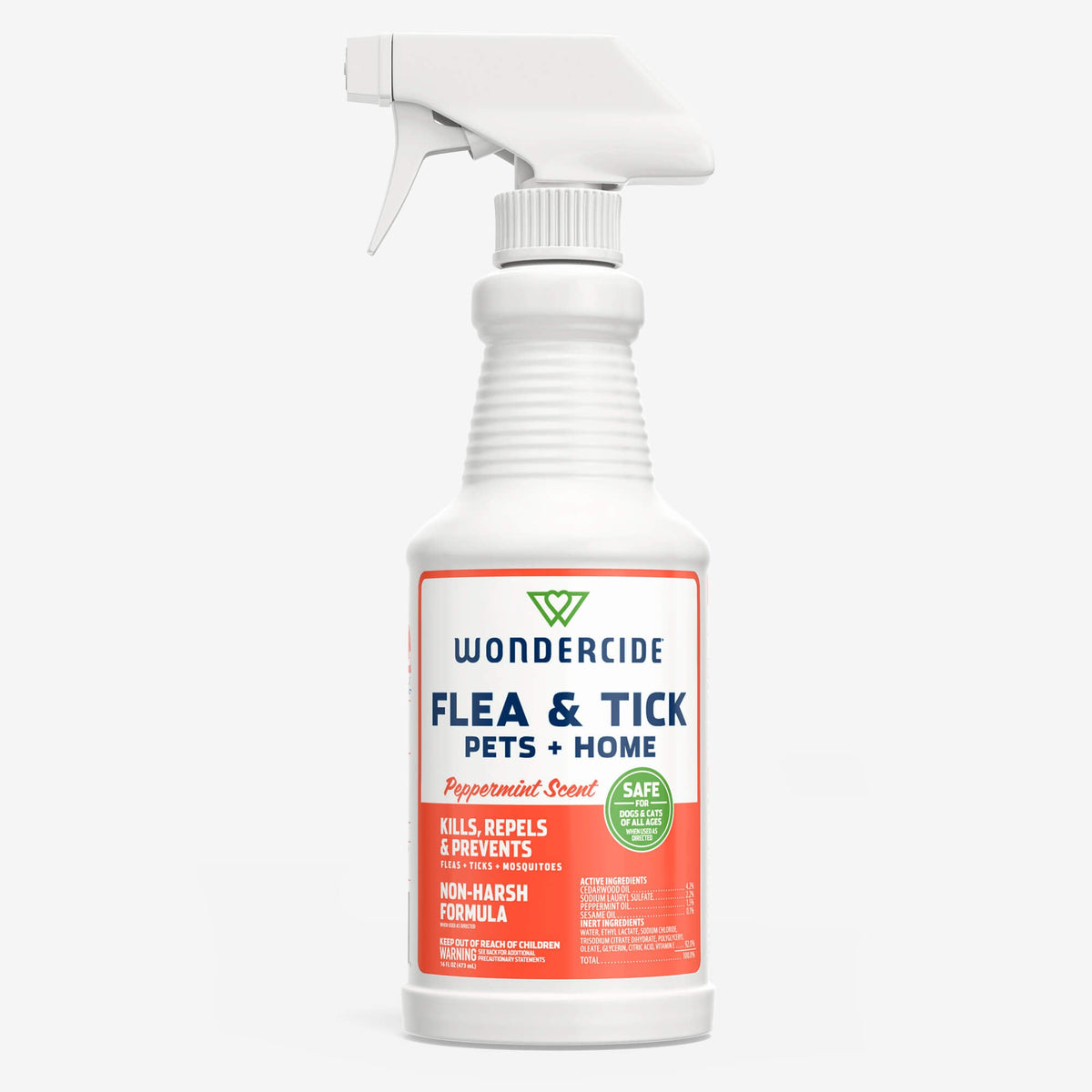 Flea and Tick Spray for Pets and Home, Peppermint / 16oz