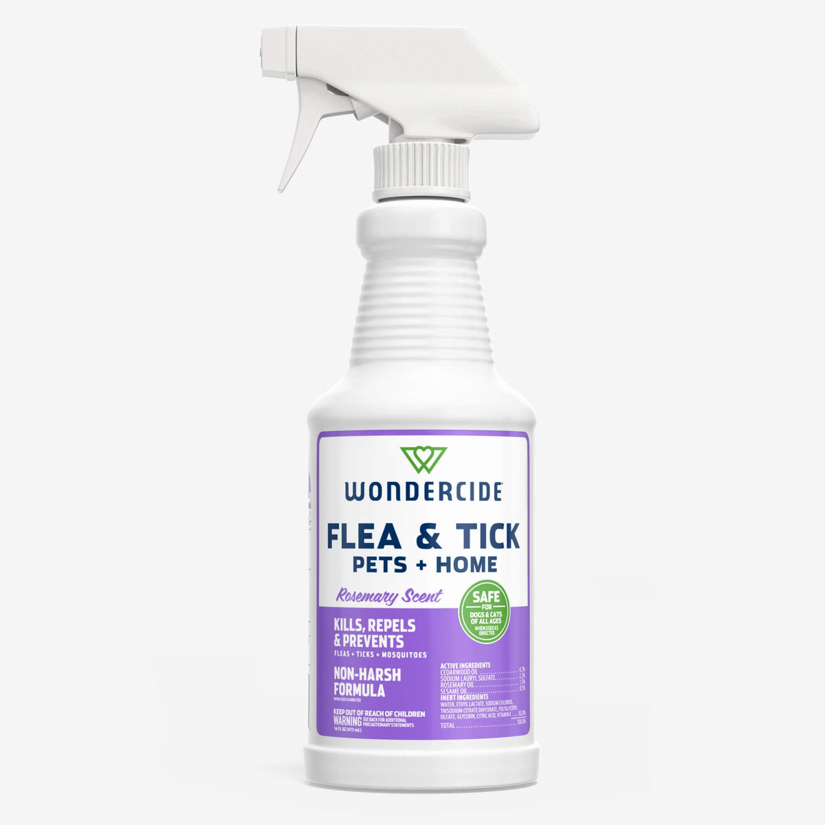 Flea and Tick Spray for Pets and Home, Rosemary / 16oz