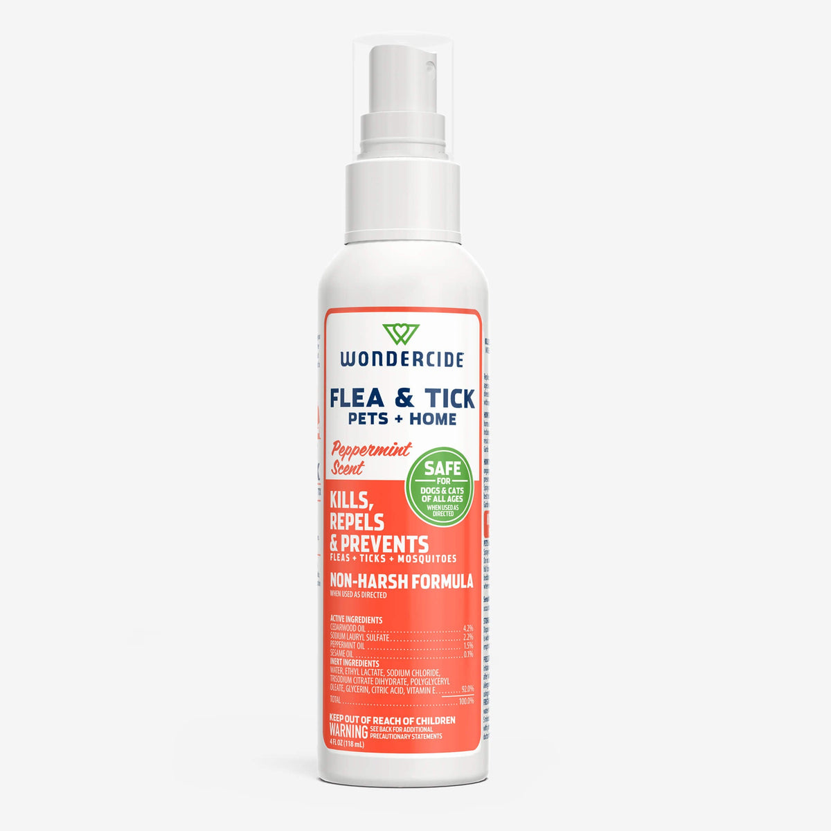 Flea and Tick Spray for Pets and Home, Peppermint / 4oz