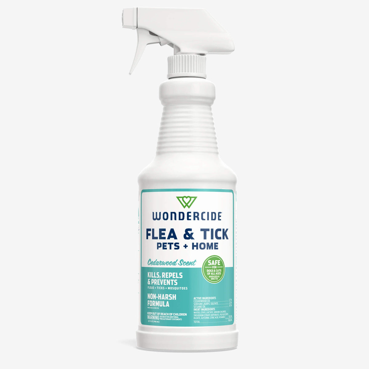 Flea and Tick Spray for Pets and Home, Cedarwood / 32oz