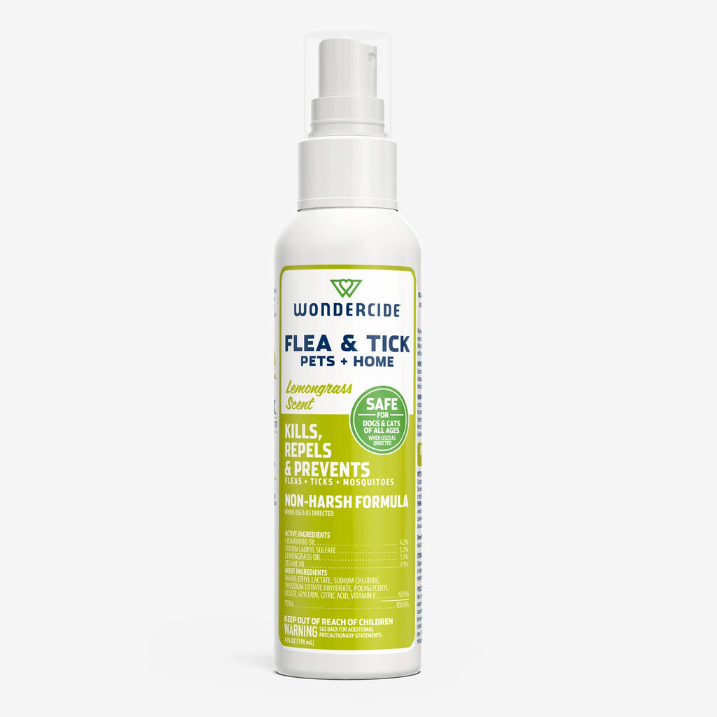 Flea and Tick Spray for Pets and Home, Lemongrass / 4oz