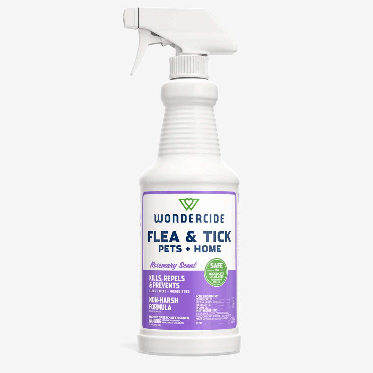 Flea and Tick Spray for Pets and Home, Rosemary / 32oz