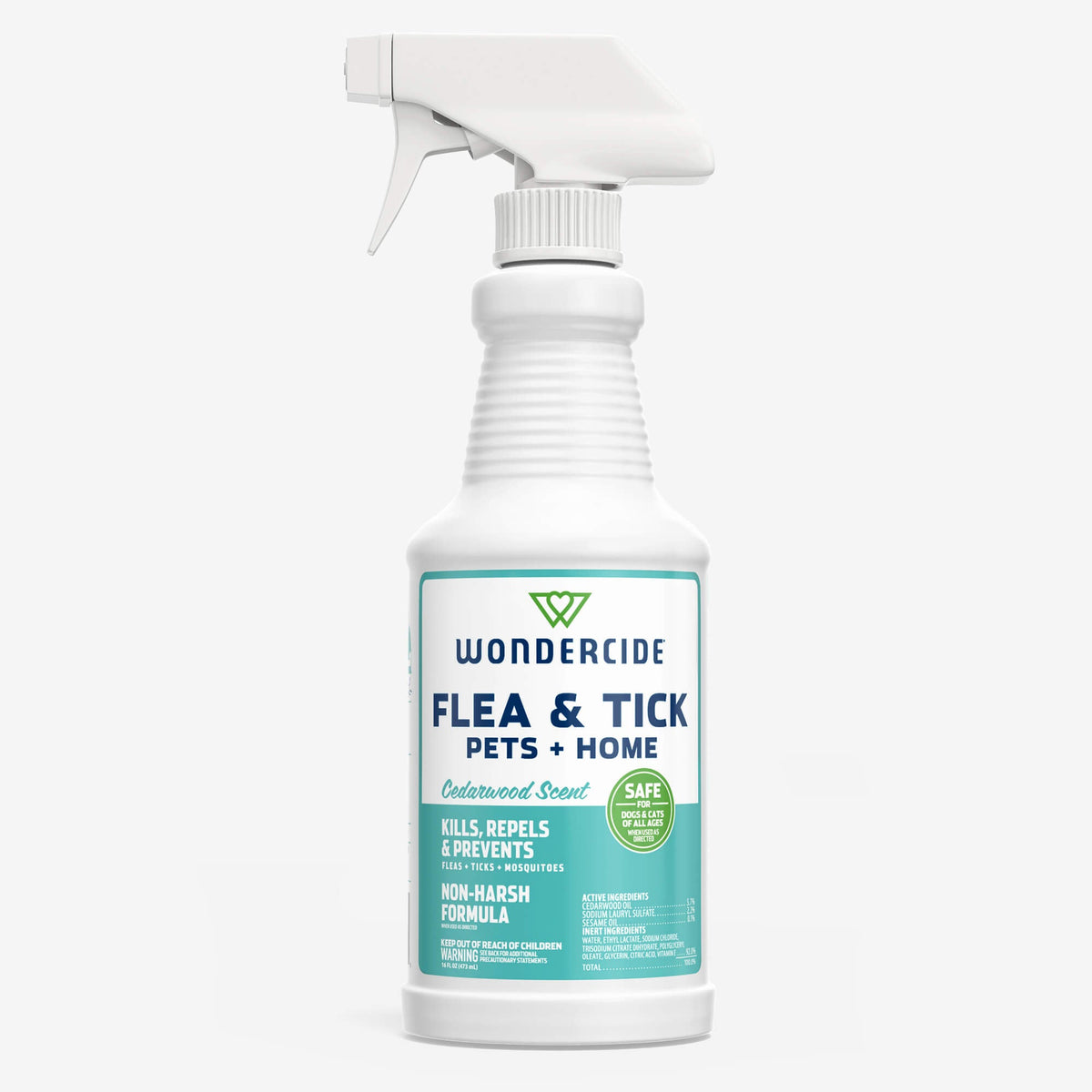 Flea and Tick Spray for Pets and Home, Cedarwood / 16oz