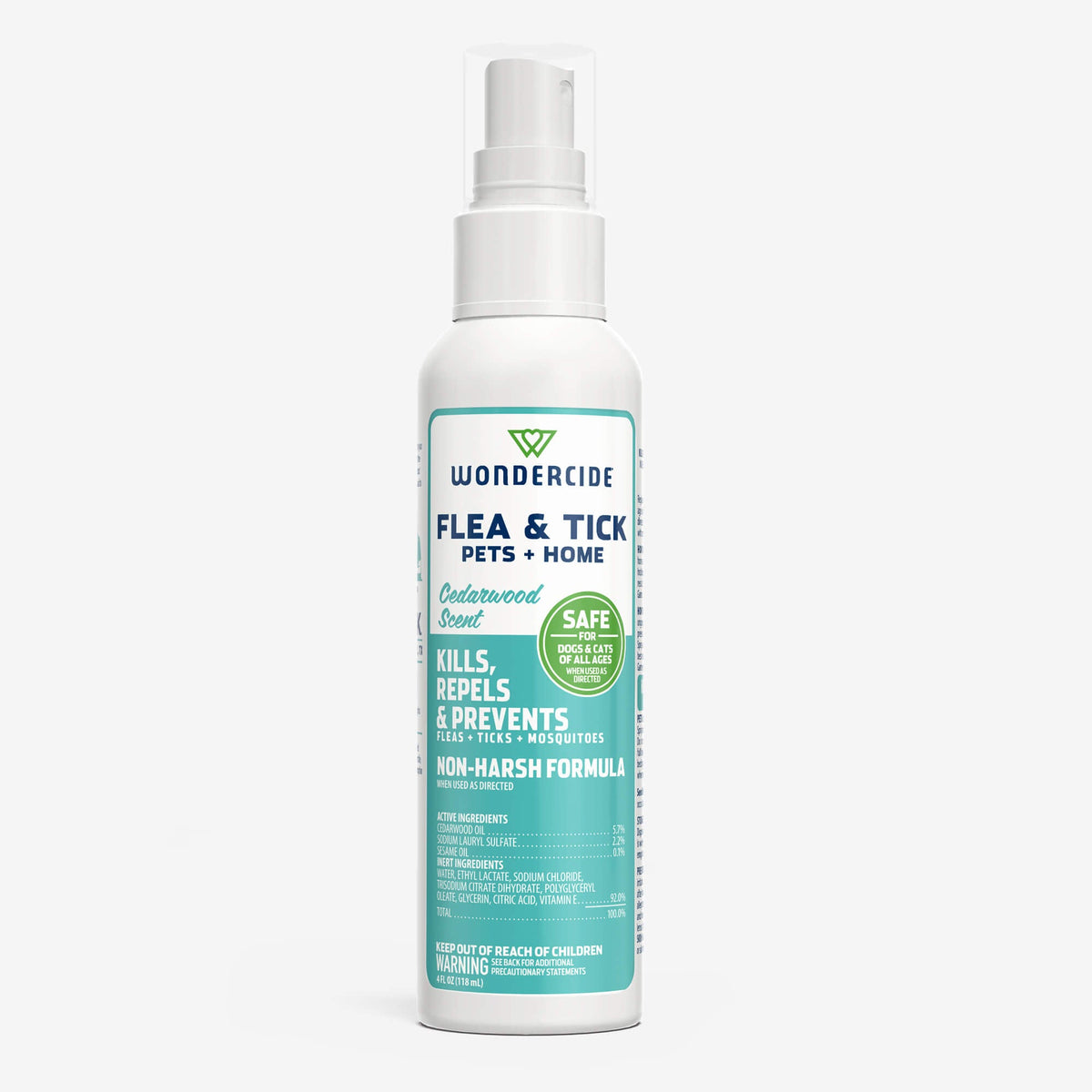 Flea and Tick Spray for Pets and Home, Cedarwood / 4oz