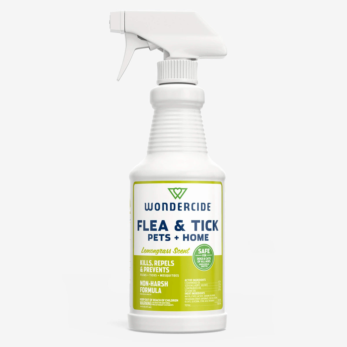Flea and Tick Spray for Pets and Home, Lemongrass / 16oz