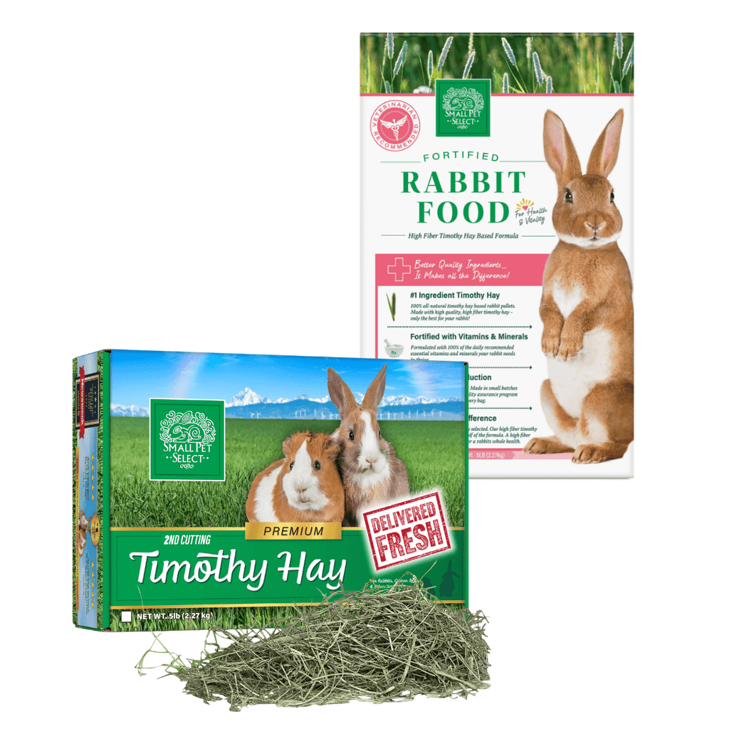 Timothy Hay and Rabbit Food Pellet Bundle product image 1