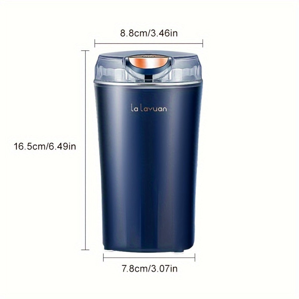 Electric Coffee Grinder 200W | Quiet Spice Grinder | 80g Large Capacity 12 Cups | 304 Stainless Steel Blade | One-Touch Operation | Grinds