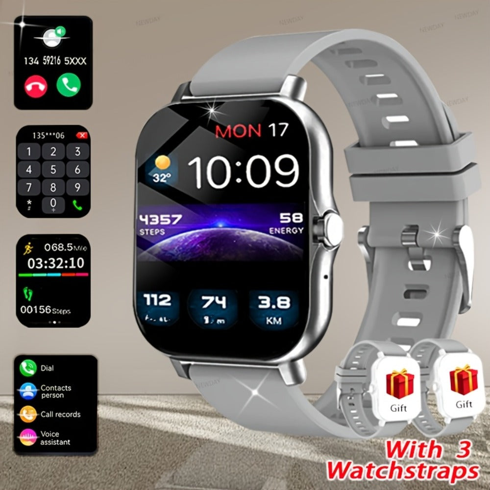 Smartwatch 1.83 Inch with Navigation, Calling, Multi-Sport Modes and Dual TPU Straps for Outdoors