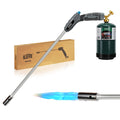 Propane Weed Torch Self Igniting, Garden Ice Melt Fire Starter Burner for Garden, Patio and Yard Use