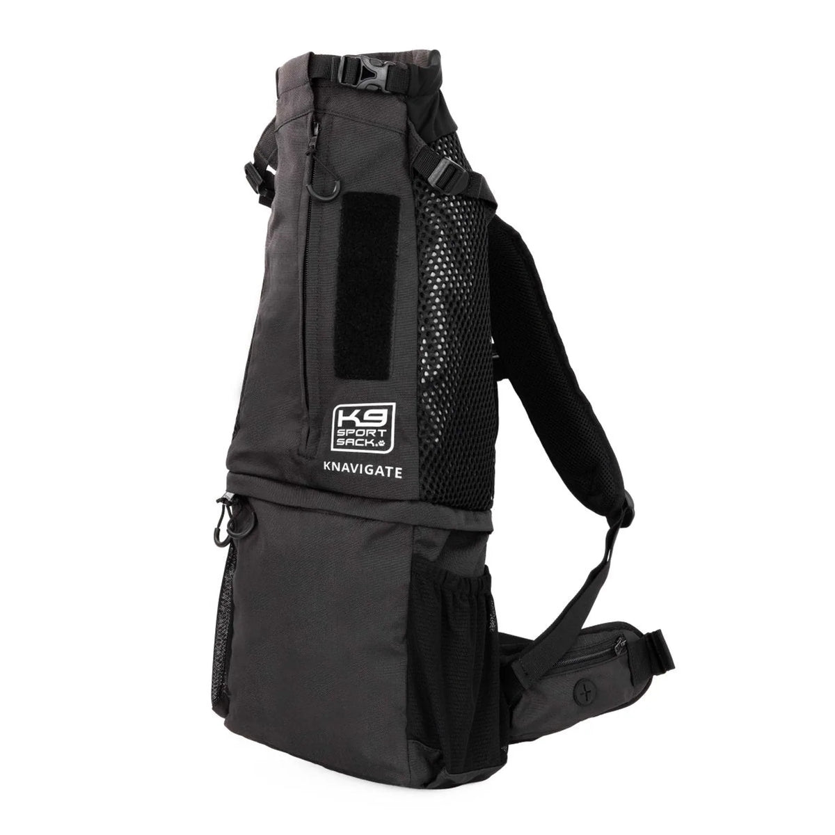 Knavigate | Advanced Dog Carrier with Internal Frame & Hip Belt X-Small (9"-12" from collar to tail) / Midnight Black variant