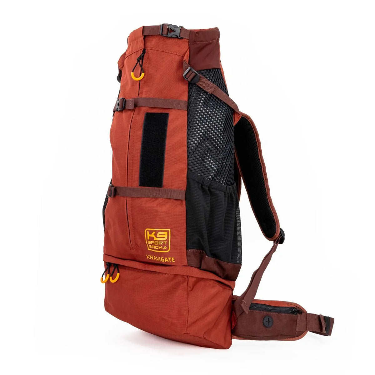 Knavigate | Advanced Dog Carrier with Internal Frame & Hip Belt X-Large (23"-25" from collar to tail) / Dune Red variant