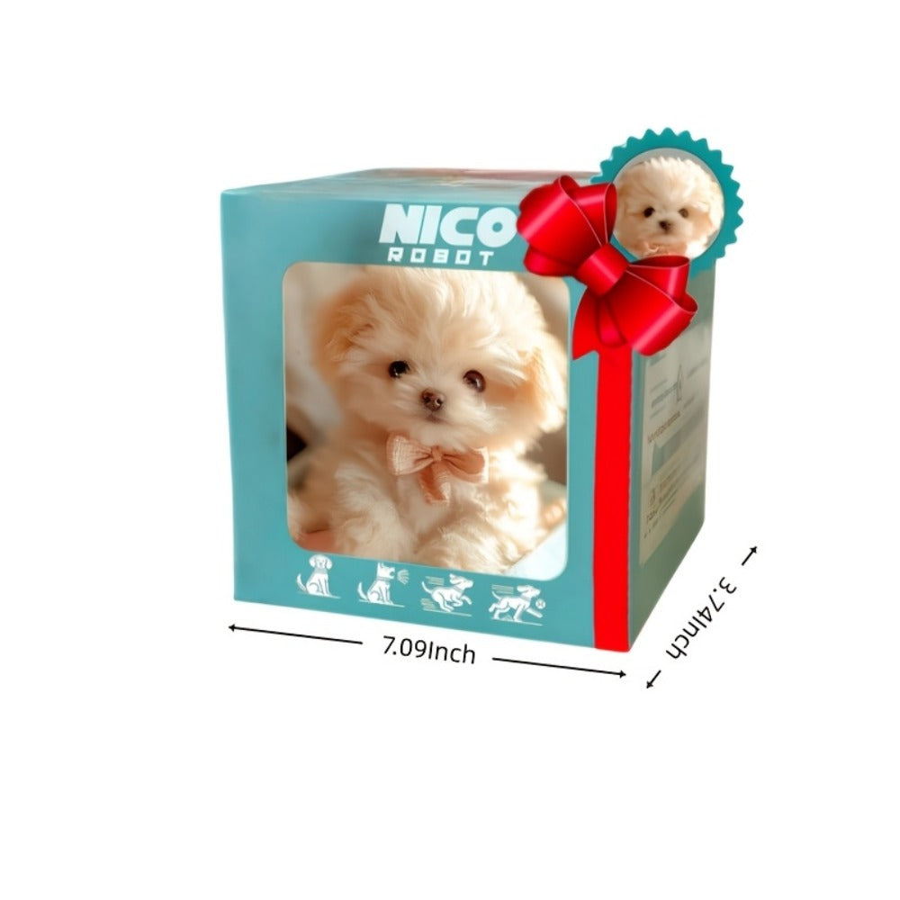 Robot Puppy Toy for Kids That Walks & Barks, Interactive Touch Response Electronic Dog, Special Edition Bow Tie
