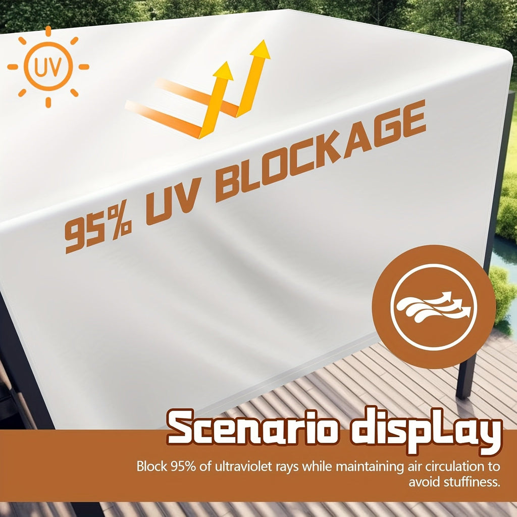 Pergola Canopy, Outdoor Patio Shade Replacement for Garden, Patio and Yard Use, with the Listed Configuration